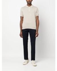 hellbeige Polohemd von Canali