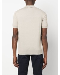 hellbeige Polohemd von Canali