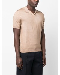 hellbeige Polohemd von Canali