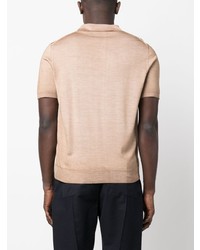 hellbeige Polohemd von Canali