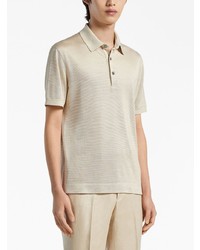 hellbeige Polohemd von Zegna