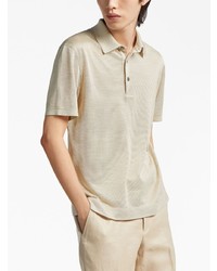 hellbeige Polohemd von Zegna