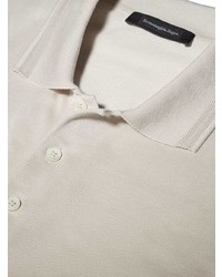 hellbeige Polohemd von Ermenegildo Zegna