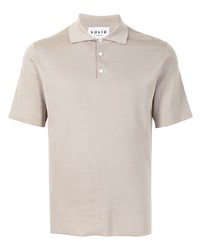 hellbeige Polohemd von Solid Homme