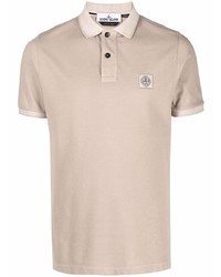 hellbeige Polohemd von Stone Island