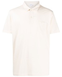 hellbeige Polohemd von Sunspel