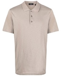 hellbeige Polohemd von Theory