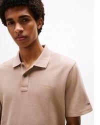 hellbeige Polohemd von Tommy Jeans