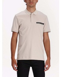 hellbeige Polohemd von BOSS