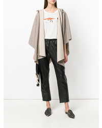 hellbeige Poncho von Agnona