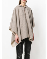 hellbeige Poncho von Agnona