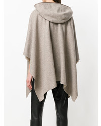 hellbeige Poncho von Agnona