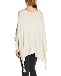 hellbeige Poncho von Comma