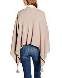 hellbeige Poncho von Saint Tropez