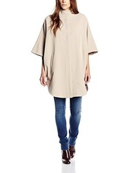 hellbeige Poncho von Selected Femme