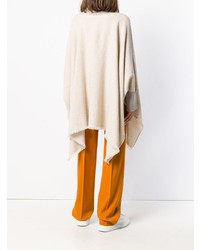 hellbeige Poncho von Agnona