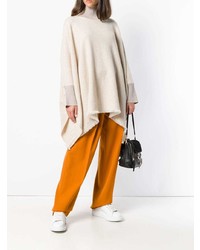 hellbeige Poncho von Agnona