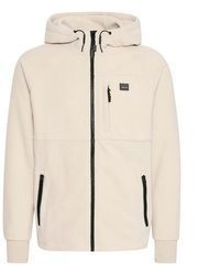 hellbeige Pullover mit einem Kapuze von 11 Project