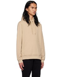 hellbeige Pullover mit einem Kapuze von Burberry