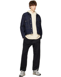 hellbeige Pullover mit einem Kapuze von Calvin Klein