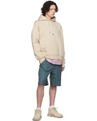 hellbeige Pullover mit einem Kapuze von Jacquemus