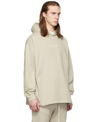 hellbeige Pullover mit einem Kapuze von Essentials