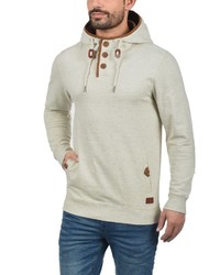 hellbeige Pullover mit einem Kapuze von BLEND
