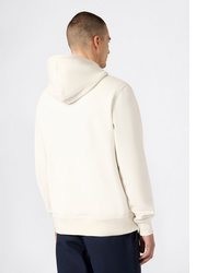 hellbeige Pullover mit einem Kapuze von Champion