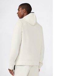 hellbeige Pullover mit einem Kapuze von Champion