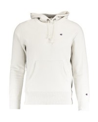 hellbeige Pullover mit einem Kapuze von Champion