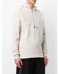 hellbeige Pullover mit einem Kapuze von Blood Brother