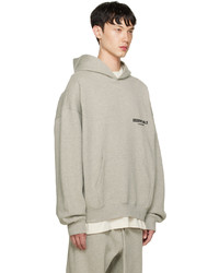 hellbeige Pullover mit einem Kapuze von Essentials