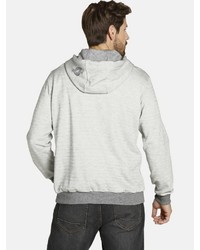 hellbeige Pullover mit einem Kapuze von Jan Vanderstorm