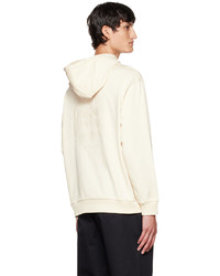hellbeige Pullover mit einem Kapuze von Li-Ning