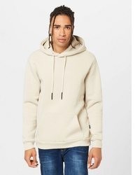 hellbeige Pullover mit einem Kapuze von ONLY & SONS