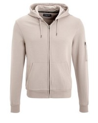 hellbeige Pullover mit einem Kapuze von Pier One