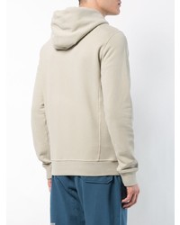 hellbeige Pullover mit einem Kapuze von Stone Island