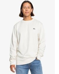 hellbeige Pullover mit einem Kapuze von Quiksilver