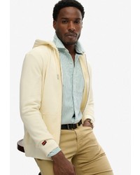hellbeige Pullover mit einem Kapuze von Superdry