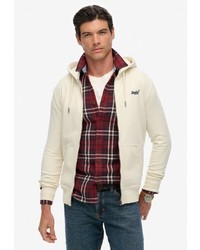 hellbeige Pullover mit einem Kapuze von Superdry