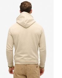 hellbeige Pullover mit einem Kapuze von Superdry