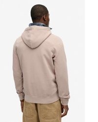 hellbeige Pullover mit einem Kapuze von Superdry