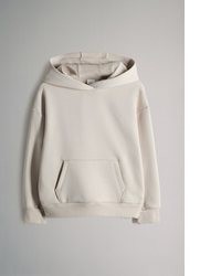 hellbeige Pullover mit einem Kapuze von The Set