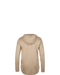 hellbeige Pullover mit einem Kapuze von Urban Classics