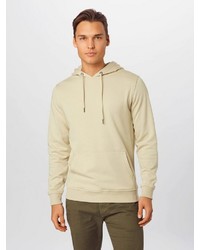 hellbeige Pullover mit einem Kapuze von Urban Classics