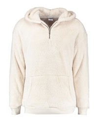 hellbeige Pullover mit einem Kapuze von Urban Classics