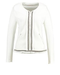 hellbeige Pullover mit einem Reißverschluß von Aaiko