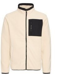 hellbeige Pullover mit einem Reißverschluß von BLEND