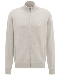 hellbeige Pullover mit einem Reißverschluß von Fynch Hatton