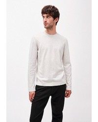 hellbeige Pullover mit einem Rundhalsausschnitt von Armedangels